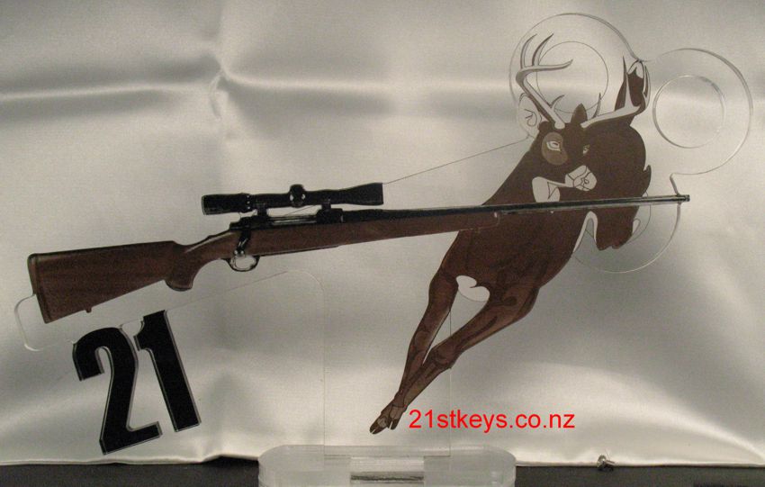 Shotgun Deer 21st Birthday Key