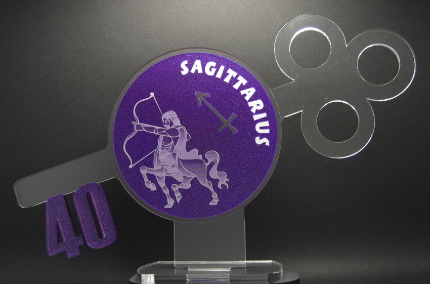 Purple Sagitarius 40th Key