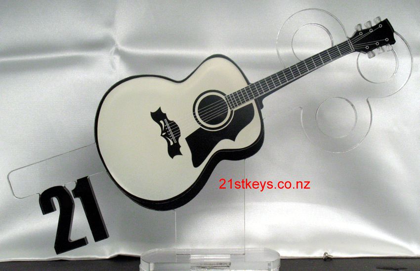 Black Cream acoustic guitar  21 key
