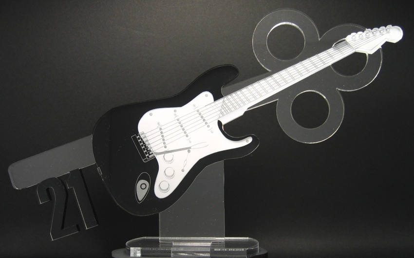 Black Guitar 21st Key