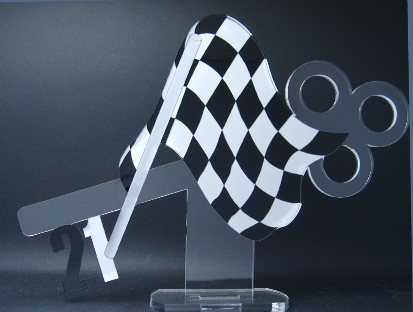 Checkered Flag 21st Key