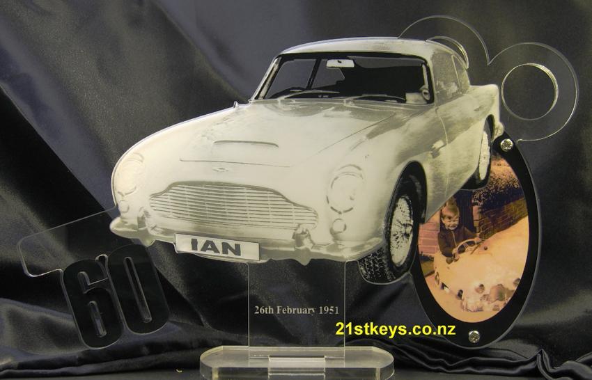 Aston Martin DB5 60th Birthday Picture Key