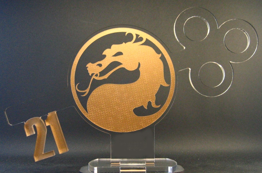 Gold Dragon 21st Birthday Key