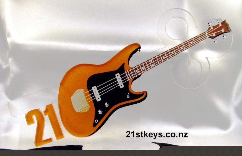 Orange Bass Guitar 21st Key
