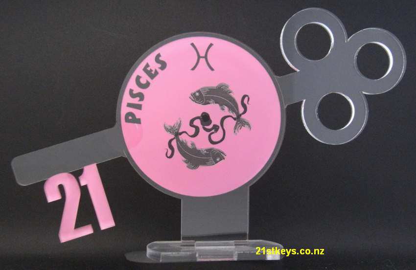 Pink Pisces 21st Key