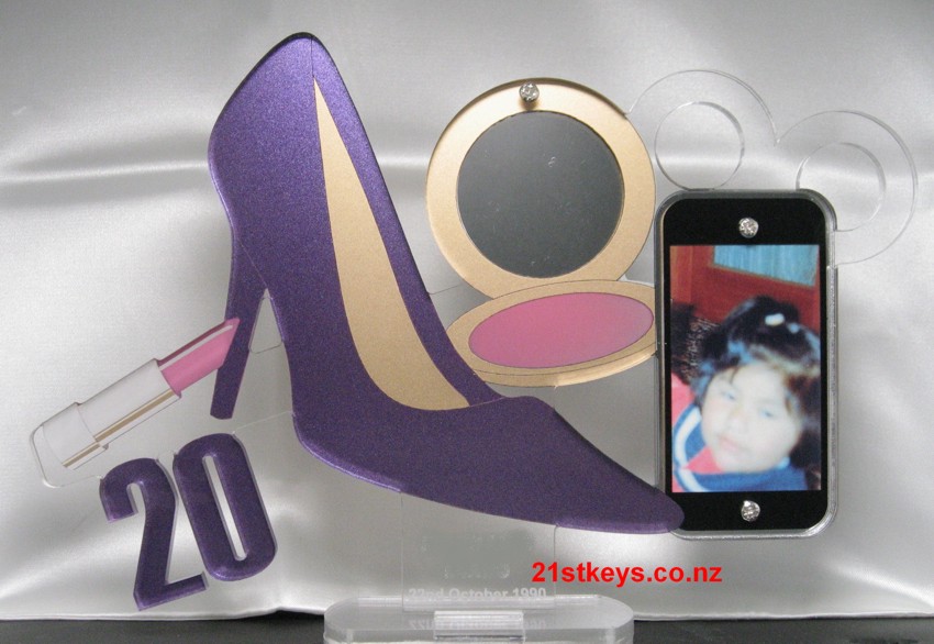 Purple Stiletto Makeup Smart 21st Keys