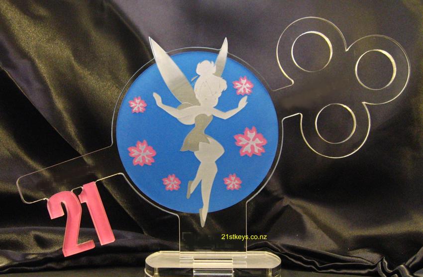 Silver Fairy 21st Birthday Key