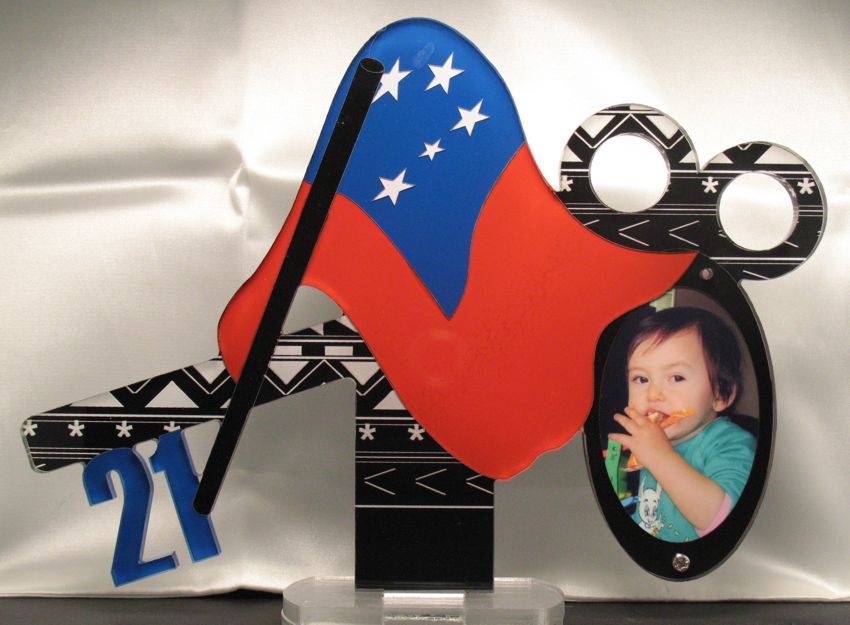 Samoan Flag Tattoo Picture 21st Key